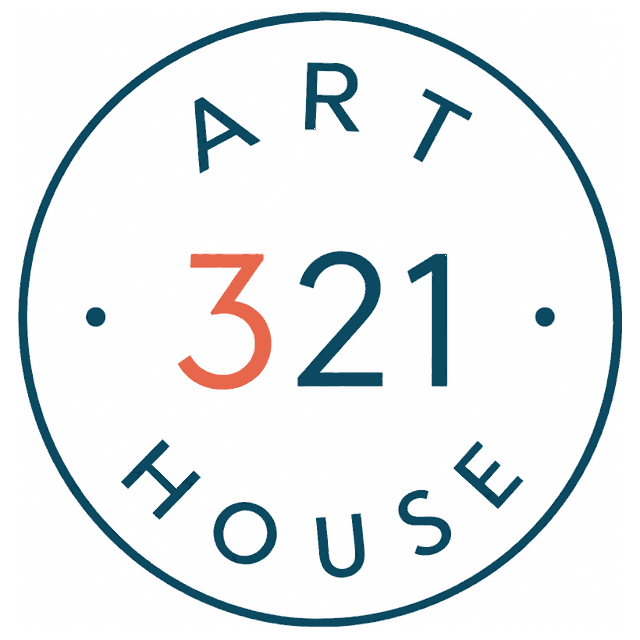 Art House 321 logo: the words Art House arched in a circle around the number 321